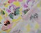Pink-Yellow-Multi Cotton Floral Printed Broadcloth Woven Fabric By the Yard
